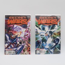 Marvel Comics Secret Wars #7 &amp; #9 Lot Ross Covers 2015 - £14.76 GBP