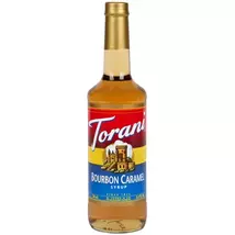 Torani Bourbon Caramel Flavoring Syrup 750 mL Pump Included New - $13.95