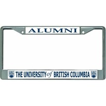 university of british columbia alumni ubc logo chrome license plate frame - £23.66 GBP