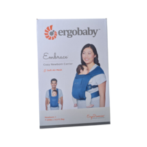 An item in the Baby category: Ergobaby Embrace Soft Air Mesh Newborn Baby Carrier Blue Breathable 7-25lbs NEW