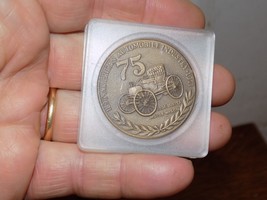 Vintage 1896-1971 75th American Automobile Industry Embossed Coin - $34.65