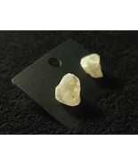 A set of chunky agate earrings, they are translucent with a yellowish hu... - £11.73 GBP