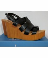 Jellypop Ada Women&#39;s Wedge Sandals Black Size 10 M - $54.97 CAD