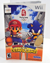 Instruction Manual Booklet Only Mario &amp; Sonic At The Olympics Wii 2006 N... - £5.98 GBP