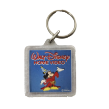 Vintage 1980s Mickey Mouse Wizard Sorcerer Walt Disney Home Video Key Chain LN - $2.74