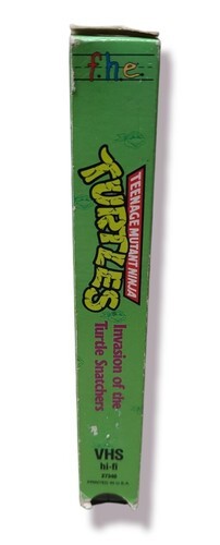 TMNT -Invasion Of The Turtle Snatchers VHS - Burger King Kids Club Rare Item image 4