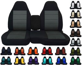 Front Set Car seat covers Fits Chevy S10 truck 94-04 60/40 W/ Console  25 Colors - $106.99