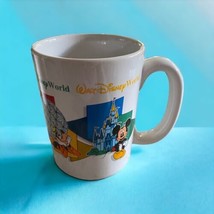 Vintage Walt Disney World GRANDPA Coffee Mug Mickey Pluto Donald Goofy - £7.69 GBP