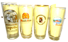 4 Selected German Breweries M1A Willibecher 0.5L German Beer Glasses - £16.04 GBP