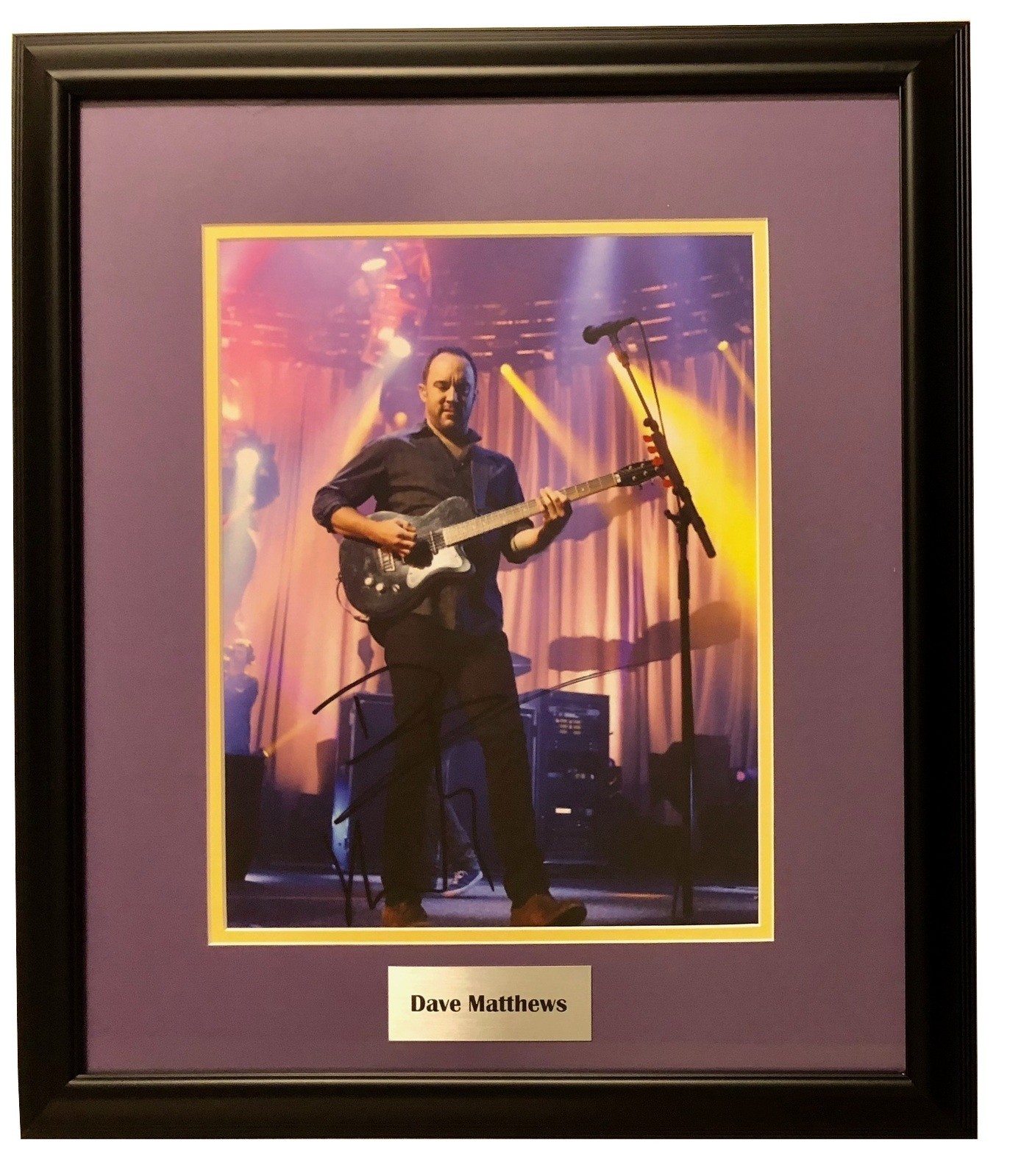 DAVE MATTHEWS FRAMED AUTOGRAPHED Hand SIGNED 11X14 PHOTO DMB w/COA  - $450.00
