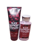 Black Raspberry Vanilla Body Cream &amp; Lotion Bath &amp; Body Works 2 Piece Set - £42.54 GBP