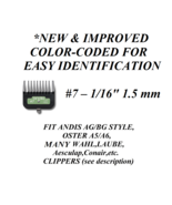 ANDIS 1/16&quot;Premium METAL CLIP BLADE GUIDE ATTACHMENT COMB*Fit AGC,SMC,AG... - $9.99