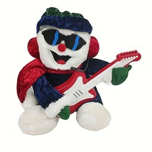 Snowman Dan Dee Musical Animated Sunglasses Guitar Christmas Tabletop Décor - £15.24 GBP