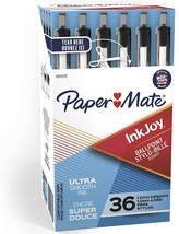 Retractable Ballpoint Pens, Medium Point, Black, 36 Count, Paper Mate Inkjoy - £23.57 GBP