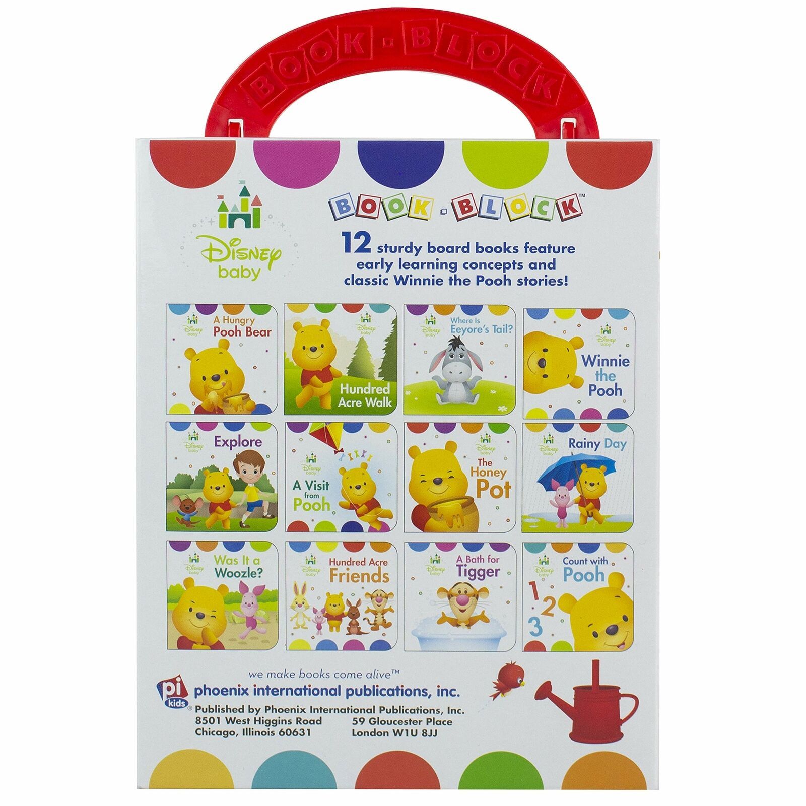 Disney Baby - Winnie the Pooh - My First Library Board Book Block 12-Book Set Item image 3