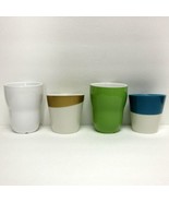 STARBUCKS COFFEE COMPANY ASSORTED LOT (4) GREEN &amp; WHITE AIDA &amp; TAO CUPS - £32.59 GBP