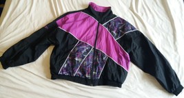 VTG Reebok Windbreaker Purple 1990s Jacket Sportswear Size Large Retro - £7.82 GBP