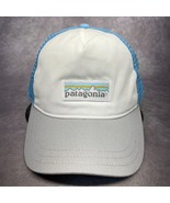 Patagonia Worn Wear Hat Baseball Cap Mesh SnapBack Trucker Patch Sky Blu... - $13.67