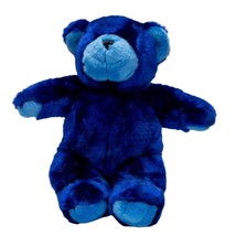 The Bear Factory Teddy Plush 16&quot; Blue Pink Eyes 2001 Back Pocket Stuffed Animal - £13.85 GBP