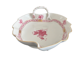 Vintage Herend Porcelain Hungary 7752 Chinese Bouquet Raspberry Leaf For... - £68.92 GBP