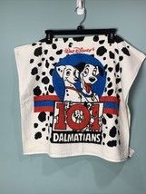 Vintage Disney 101 Dalmatians Beach Bath Towel &amp; Wash Cloth 57x29 Meade In USA - £9.94 GBP