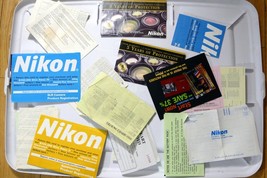 Nikon warranty card lot vintage 1990s 2000&#39;s - $12.90