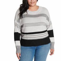 Lucky Brand Womens Colorblock Design Long Sleeve Sweater, Large - £27.97 GBP