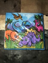 16 Count Baby Dinos Beverage 10” Napkins Unique Industries - $47.71 MXN