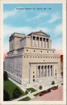 Masonic Temple St. Louis MO Postcard PC381 - £3.92 GBP