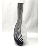 High End DINO MARTENS Mezza Filigrana 16&quot; Vase For Aureliano Toso MURANO... - $109.98