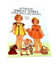 Vtg Authentic Shirley Temple Paper Dolls And Dresses Marta K. Krebs 1991 Book - £4.73 GBP