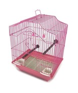 Bird Cage 14 Hanging Wire Bird House PINK - $13.36