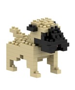 Brixies Pug Dog 73 Piece Building Bricks Set Schafer Toy Company - $17.33