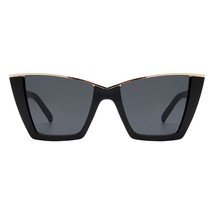 Square Butterfly Sunglasses Women&#39;s Modern Metal Top Frame UV400 - £12.81 GBP