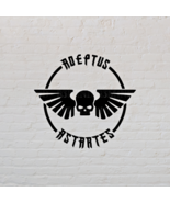 Space Marine Adeptus Astartes Window Decal | White/Black | 5&quot; x 5&quot; - $5.50