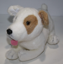 Dakin Jack Russell Terrier Dog Plush 11&quot; Realistic on Tummy Applause Soft 5901 - £21.70 GBP