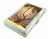 Tree Light Em1 100&#39;s Size Cigarette Case with Built in Lighter Metal Wallet - £17.27 GBP