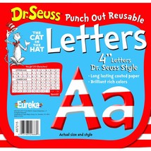 Eureka Back to School Dr. Seuss ABC Letter Cutouts, 200pc, 4&#39;&#39; x 4&#39;&#39; inches (487 - £19.53 GBP