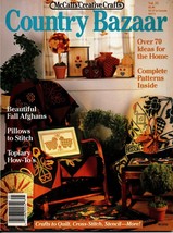 McCall&#39;s Creative Crafts Country Bazaar Magazine September 1987 Beautiful Afghan - £6.16 GBP