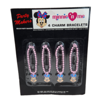 Vintage Minnie N Me Disney Charm Bracelets Minnie Mouse Party Makers New Sealed - $19.00