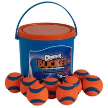 Chuckit Dog Bucket With Ultra Ball Medium 8 Count - £45.05 GBP