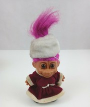 Vintage Russ Troll 5&quot; Doll Russia Trolls Around the World Lucky Winter Princess - $14.54