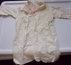 Vintage Pale Yellow Baby Girl Infant Laylette Gown - $5.99