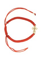 Cross bracelet, Red cord adjustable Women Christian Bracelet PULSERA hil... - $186.17 MXN