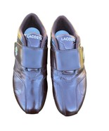 Lacoste Sport Active Futur Strap Low Top Shoe Men 10.5 Brown Leather Hoo... - £33.40 GBP