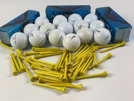 24 Assorted New &amp; Used Golf Balls 14 Maxfli - 4 Nike - 4 Pinnacle - 2 Callaway - £14.78 GBP