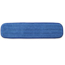 Microfiber Replacement Mop Pad Refill Wet Dry Reusable Cleaning 24&quot; Blue (1) - £6.19 GBP