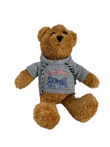 Mount Rushmore National Memorial Plush Teddy Bear Wearing Hoodie 13&quot; Long - $11.88