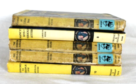 NANCY DREW Mystery Stories 5 Book Lot Vintage Hardcover Books: 2-3-4-8 &amp; 10 - £18.42 GBP