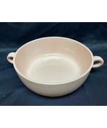 Franciscan Dinnerware Salmon Pink Serving Ceramic Dish Bowl with Handles - £90.28 GBP